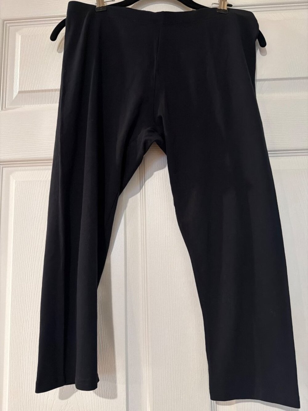 Black Stretch Cotton Leggings Large Basics Made In Bangladesh